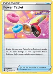 Power Tablet 236/264 Fusion Strike Uncommon Trainer