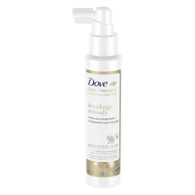 Dove Hair Therapy Breakage Remedy Leave On Treatment 3.38 Fl Oz for Stronger ...