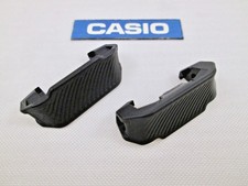 Genuine Casio G-Shock GBD-H1000 GBDH1000 black resin watch band end pieces X 2