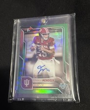 2025 Bowman Chrome U Fernando Mendoza Green Refractor Auto /99 Indiana