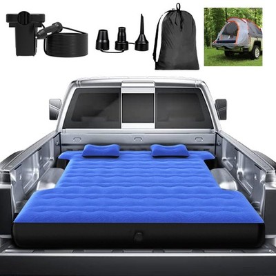 Camping Pickup Truck Bed Air Mattress Thicken Sleeping Pad for 5.5-5.8Ft Full...