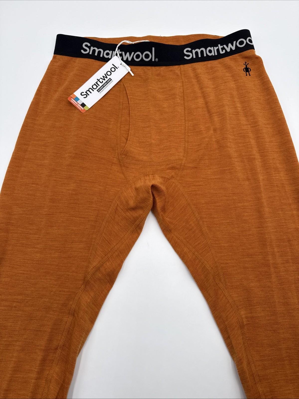 $115 SmartWool Men's Thermal Merino Wool Base Layer Bottom-Marmalade- Large-New