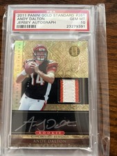 2011 Panini Gold Standard /525 Andy Dalton #261 Rookie Auto RC