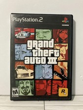 Grand Theft Auto III PlayStation 2 PS2 Video Game Complete Case Manual Rockstar