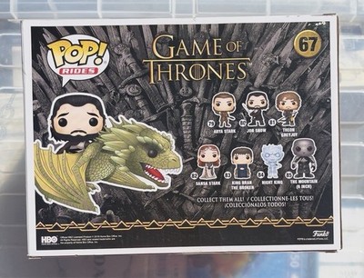 アメコミ Funko POP! Rides Jon  & Rhaegal 67 POP! Rides: Game Of Thrones - Jon Snow & Rhaegal #67