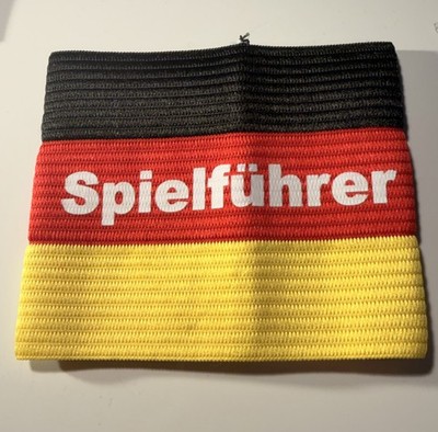 Spielführer Binde Deutschland Kapitänsbinde Fußball Käpitän