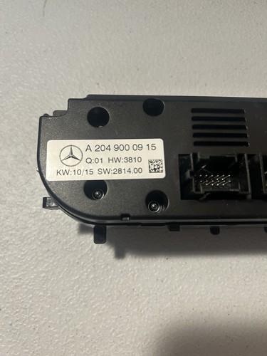 12-18 Mercedes W218 CLS550 C300 GLK AC A/C Heater Climate Control 2049000905 OEM - Picture 8 of 8