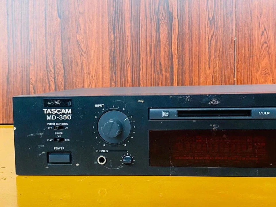 Tascam MD-350 Mini Disc Player MD Deck Record Player Working Confirmed Used - Image 2 of 4