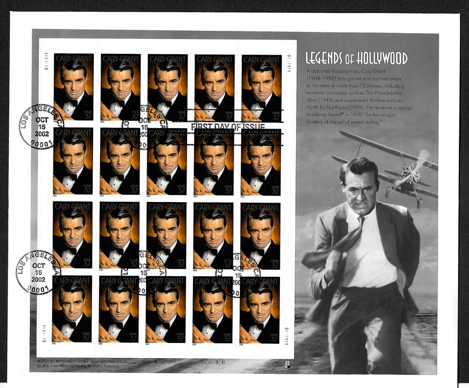 USA Forever 2002: Legends of Hollywood: Cary Grant, FDC - Bild 1 von 1
