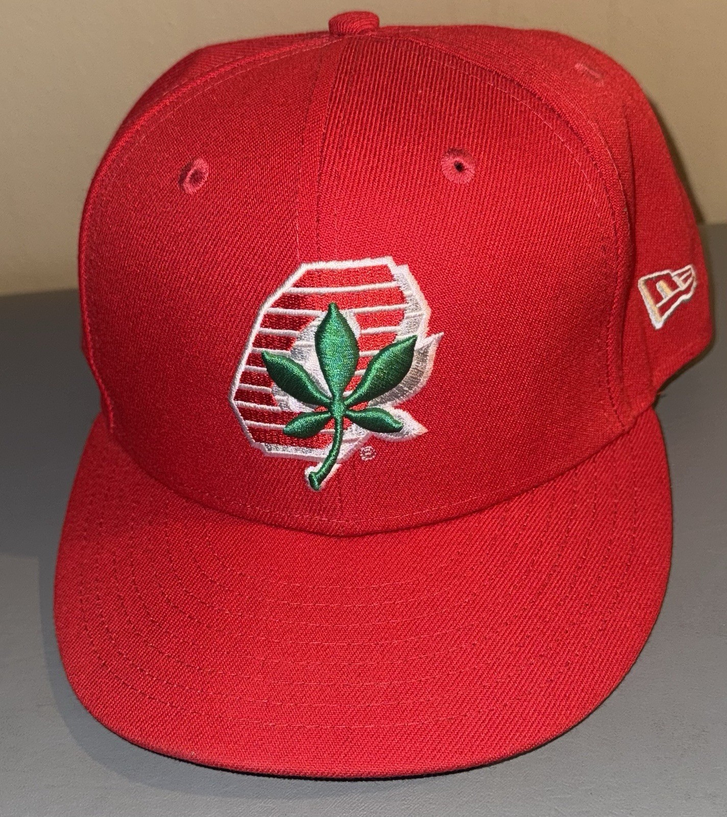 Men's New Era Scarlet Ohio State Buckeyes Vault Multi 59FIFTY Fitted Hat 7 3/4