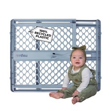 Toddleroo by North States - Renew 100 Recycled Plastic Baby Gate for Doorway; S