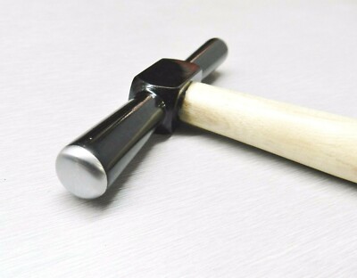 Embossing Hammer Repousse Double Sided Slightly Domed Faces 4-1/4'' Silversmiths