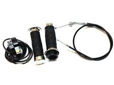 MONTAJE COMPLETO DEL ACELERADOR PARA BICICLETA DE BOLSILLO 43CC 49CC X1 X2 MINI 