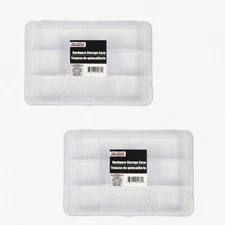 HandyTech Organizer Duo: Compact 9x6" Storage Cases with Compartments, Set of 2
