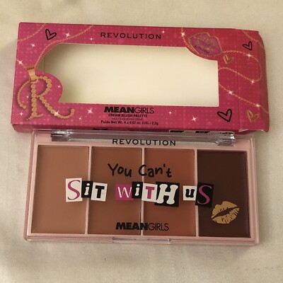 Makeup Revolution x Mean Girls You Can t Sit With Us 4 Pan Cream Blush Palette