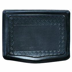 Vasca Baule Per Fiat 500X Dal 2014 - Protezione Bagagliaio 3D In TPE, Lavabile, Con Bordino Rialzato