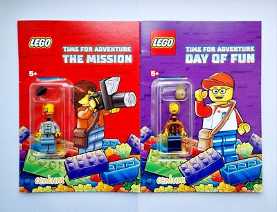 NEU LEGO CITY ZEIT FÜR ABENTEUER DIE MISSION, TAG DES SPASSES BUCH MIT MINIFIGUR
