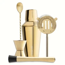Thyme & Table 5 -Piece Stainless Steel Gold Bar Tool Set