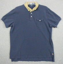 Polo Ralph Lauren Polo Shirt XL Custom Fit Men's Short Sleeve Blue Pocketed