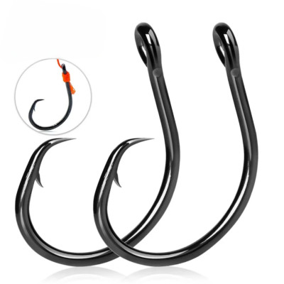 LOT Fishing Circle Hooks Saltwater 25~50Pcs Catfish Hooks High Carbon Steel Bait