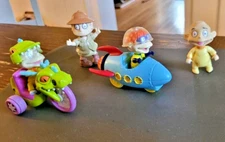 Nickelodeon Rugrats viacom Die-cast pvc figure Lot Of 4