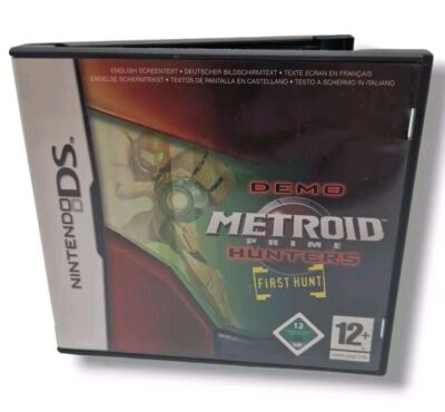  Metroid Prime Nintendo DS Spiel Demo Hunters First Hunt CIB PAL Neuwertig 