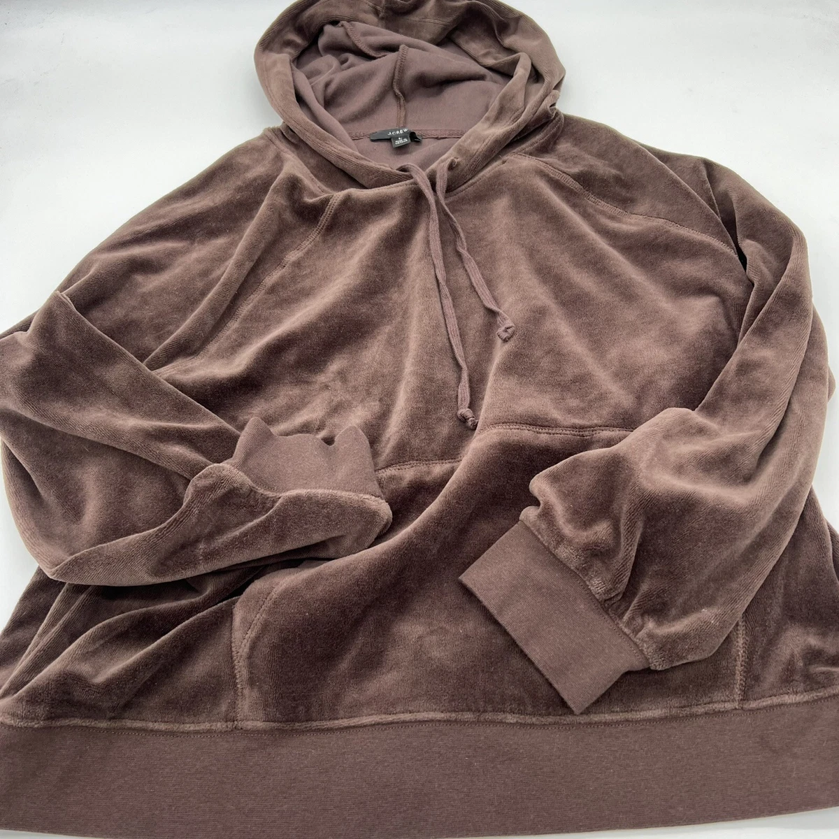 J crew hotsell velour hoodie