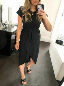 midi wrap summer dress