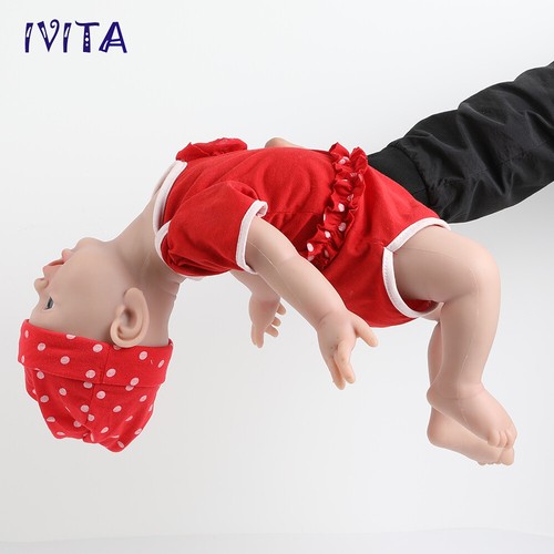 21''Full Body Silicone Reborn Lifelike Infant Girl Doll Can take a pacifier - Picture 5 of 12