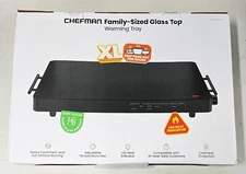 NEW Chefman Electric Food Warming Tray RJ22-TC-V3-BLK-CO