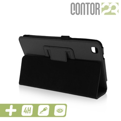 Schutzhülle, Tasche mit Schutzfolie in SCHWARZ für 8.0'' Samsung Galaxy Tab 3