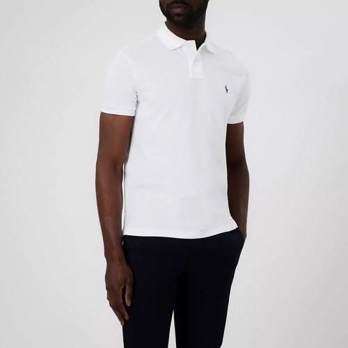 NWT Sz 2XLT Polo Ralph Lauren Men's White Soft Luxe Cotton Polo Shirt Big & Tall - Picture 16 of 24