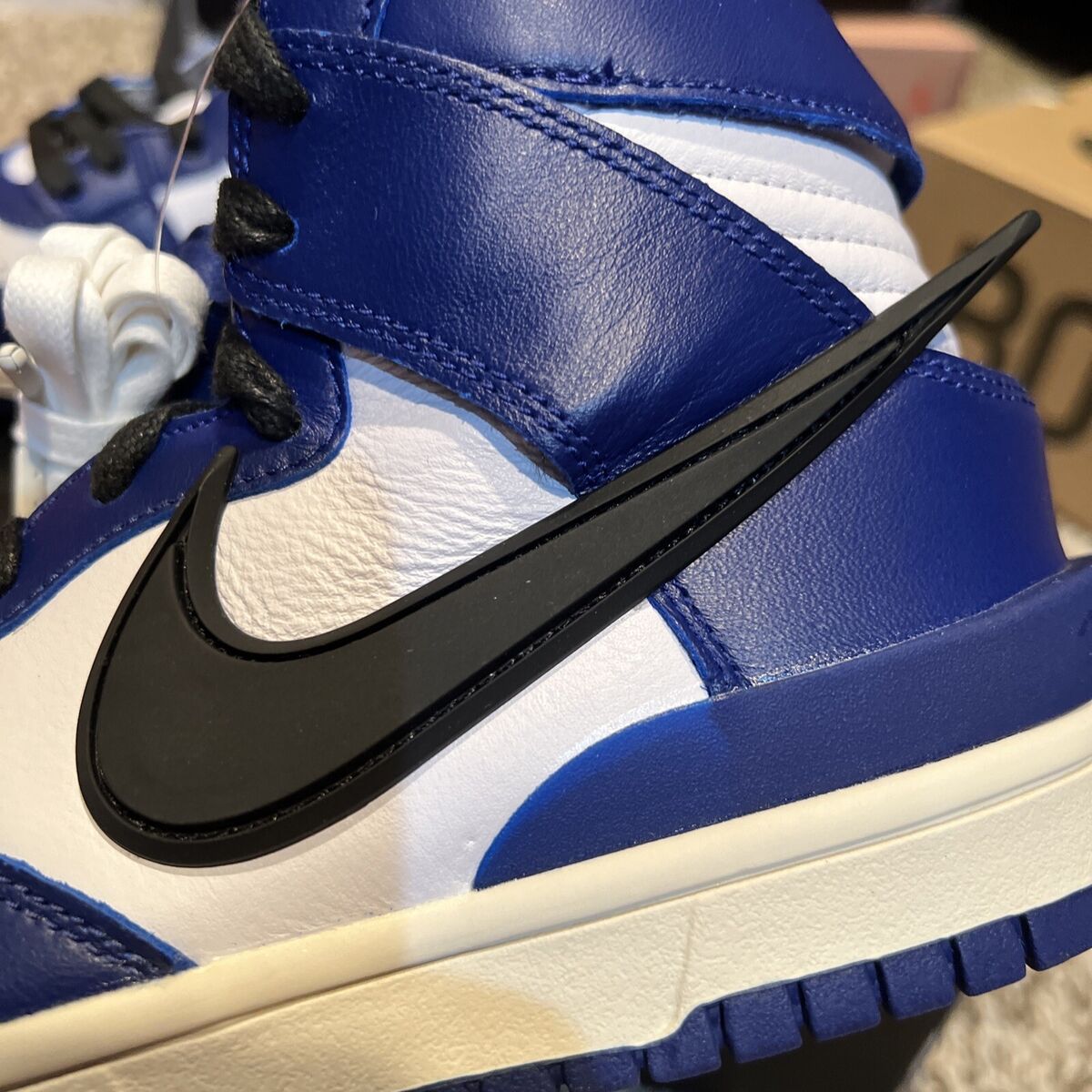 NIKE DUNK HIGH AMBUSH DEEP ROYAL BLUE WHITE CU7544-400 US NIKE DUNK HIGH AMBUSH DEEP ROYAL BLUE WHITE CU7544-400 US