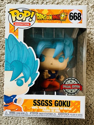 ドラゴンボールカード Funko Dragonball Z set Special edition Funko POP! RARE!!! Dragon Ball Z SSGSS Goku # 668 Special