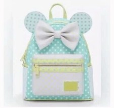 Mini Mochila Loungefly Disney Minnie Mouse Pastel Lunares Nueva