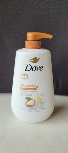 2 ct Dove Purely Pampering Liq Duschgel mit Pumpe Sheabutter & Vanille, 30,6 oz - Bild 1 von 3