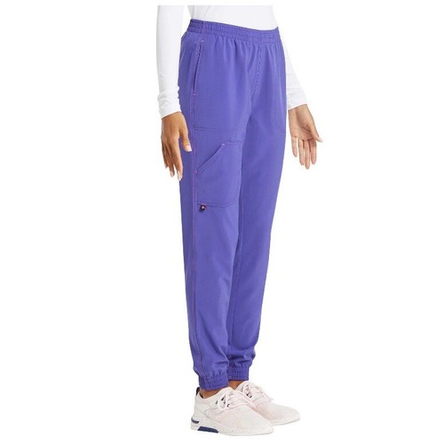 Scrubstar Womens Active Stretch Ethical Fabric Pull On Cargo Jogger Scrub Pant - Picture 4 of 8