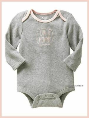 Gap Baby One Piece Body Suit T Shirt Luv U Mommy 0-3 or 6-12 Months BRAND NEW