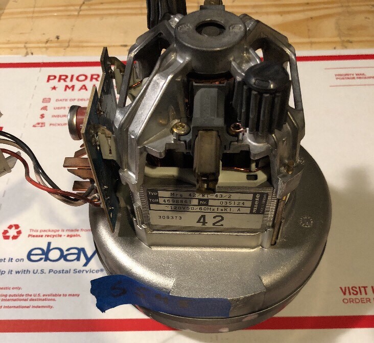 Miele S658 Blue Moon Motor W/ Circuit Board Used eBay
