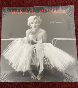 MARILYN MONROE 2004 CALENDAR -  7 X 7 GRAPHIQUE DE FRANCE / NEVER OPENED