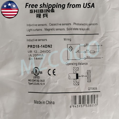 Nuovo sensore di prossimità per Autonics PRD18-14DN2 PRD1814DN2 12-24VDC 200mA - Foto 4 di 9