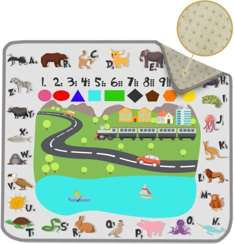 54" Large Splash Mat for High Chair, Play Mat, Picnic, Art/Crafts, Food Washable - Picture 1 of 6
