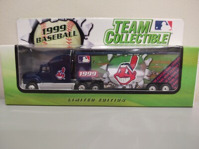 CLEVELAND INDIANS CHIEF WAHOO TRACTOR TRAILER SEMI TRUCK 1:80 LIMITED EDITION 