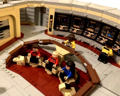 Star Trek Stickers NCC-1701 Enterprise-D Bridge, Borg, TOS & More! (Lego MOCs)