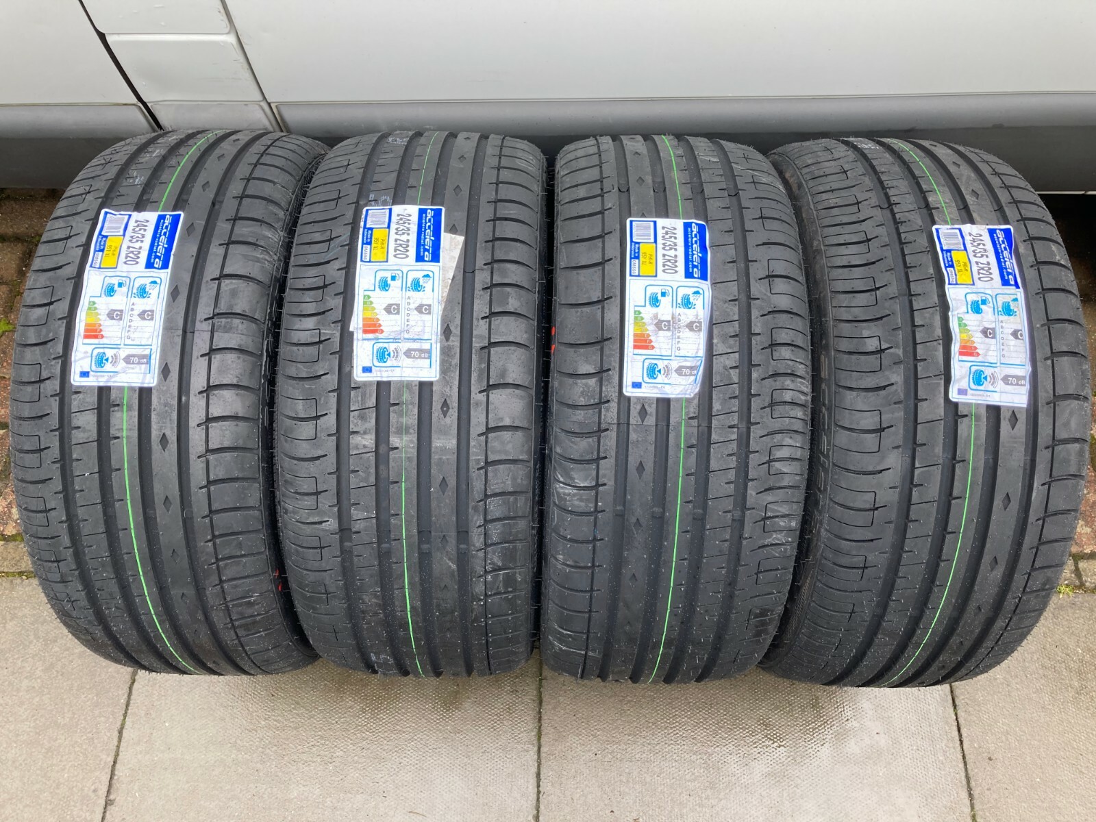 4 x 245/35R20 95Y XL ACCELERA TYRES 245 35 20 EXTRA LOAD 245/35ZR20 95Y ...