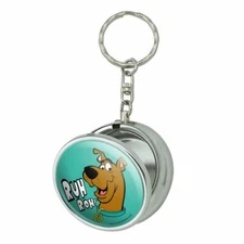 Scooby-Doo Ruh Roh Portable Travel Purse Ashtray Keychain w/ Cigarette Holder