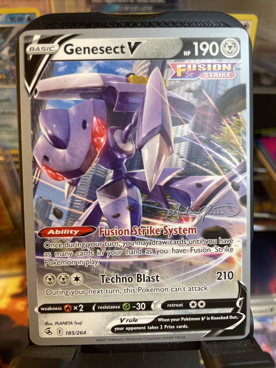 Pokemon 2022 World Championships MEW DECK Genesect V 185/264 - Near Mint  (NM)