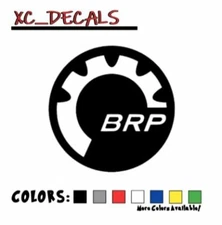 BRP Pair (x2) Vinyl Decal Sticker Graphics Logo Skidoo Canam SeaDoo