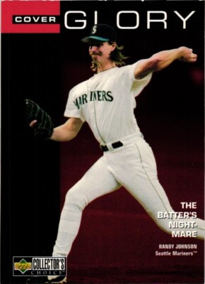 1998 UD Collector's Choice Cover Glory Randy Johnson #13 Mariners HOF NrMt+