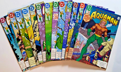 AQUAMAN : RETURN OF THE KING COMPLETE COMIC SET #1-13  DC  1991  NICE!!!